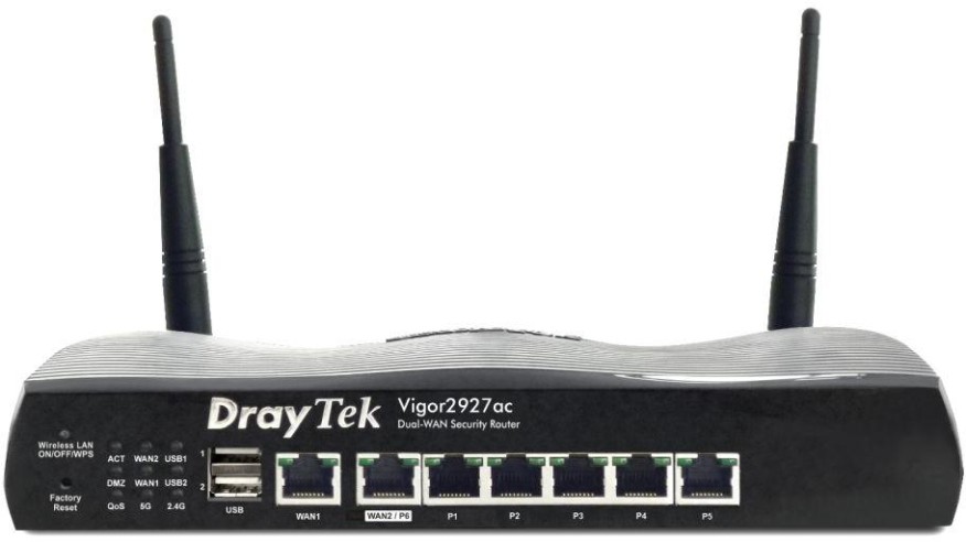 Vigor 2927ac Dual Gigabit  WAN breedband router
