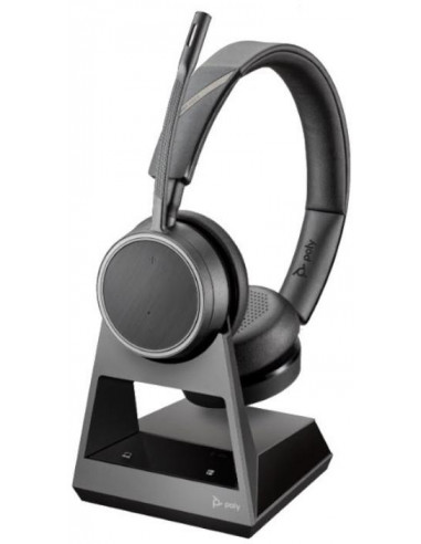 Poly BT Headset Voyager 4320 UC Stereo USB A Teams w/ Deskstand