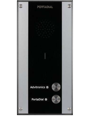 PortaDial LTE 2DK Deurtelefoon met 2 drukknoppen voorzien van gentegreerd LTE interface